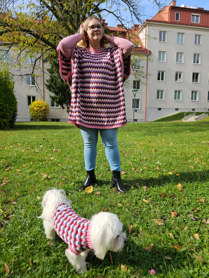 Rosie Strickset für Malteser und Besitzer