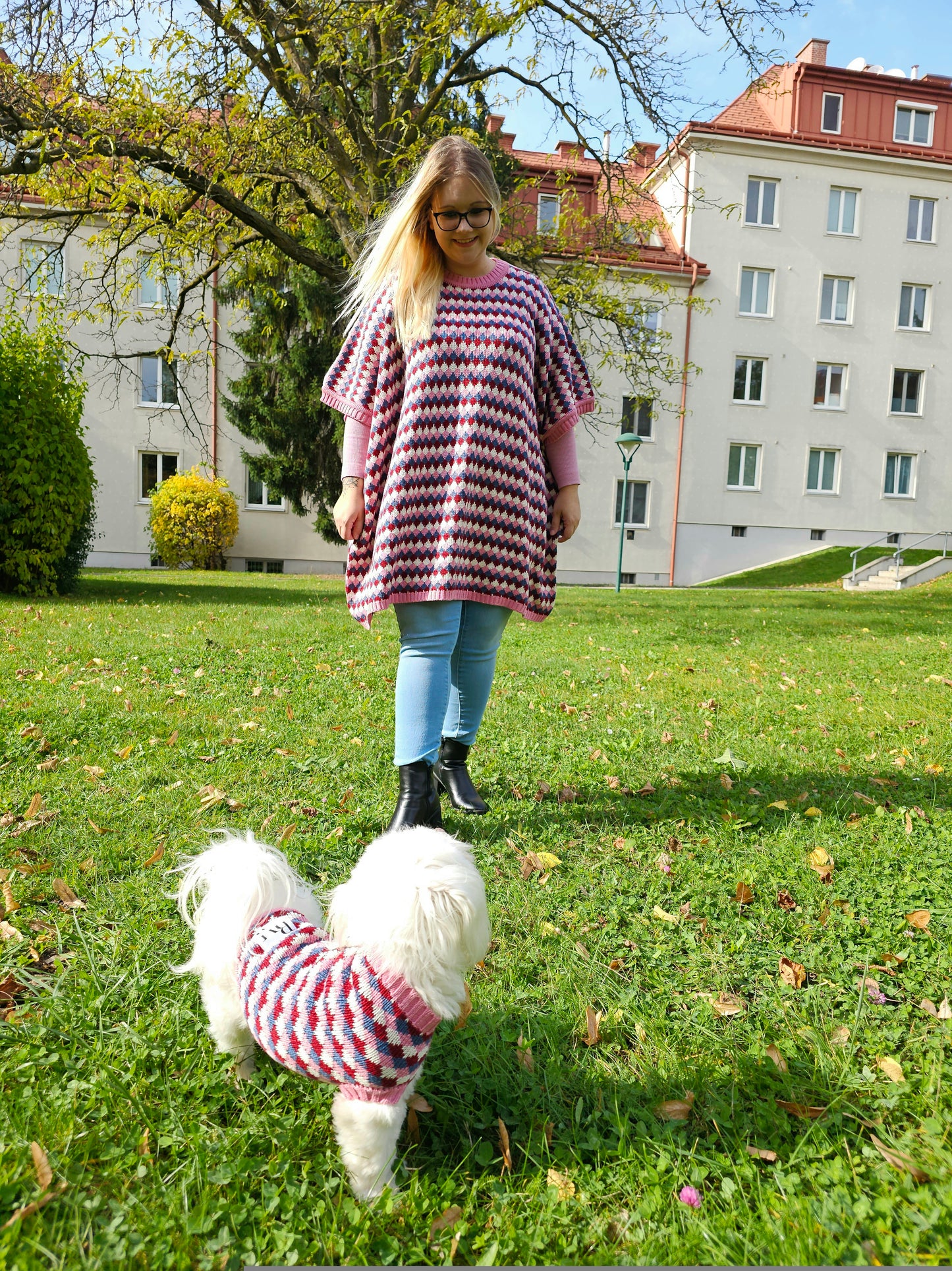 Rosie Strickset für Malteser und Besitzer