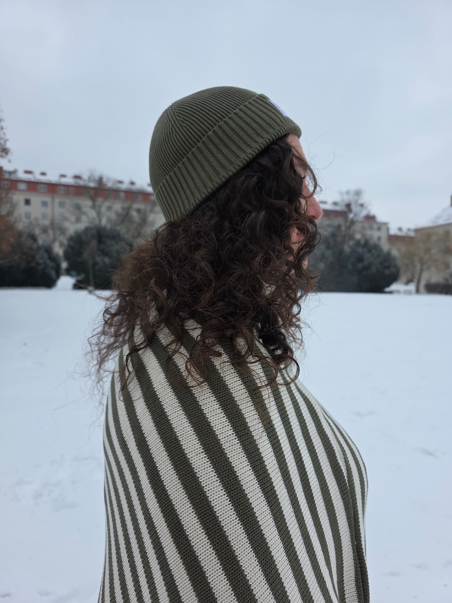 Harley Strickset für Englische Bulldogge und Besitzer