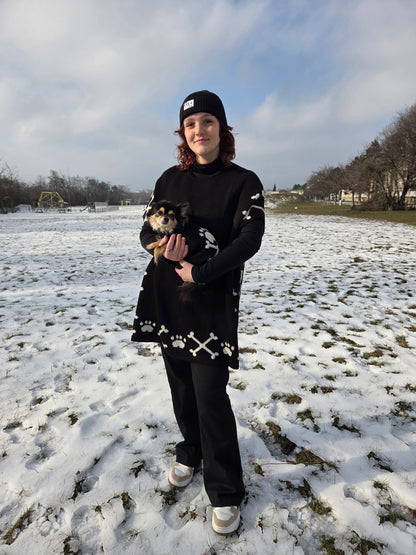 Zeus Strickset für Chihuahua und Besitzer